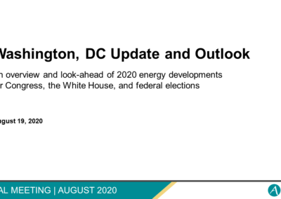 Congressional Outlook – Energy